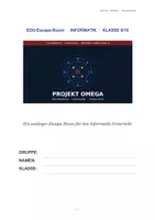 Vorschau - Stationenlernen - Edu-Escape-Room Informatik Klasse 9/10: Python, SQL, Binär & Hexadezimal - Seite 1