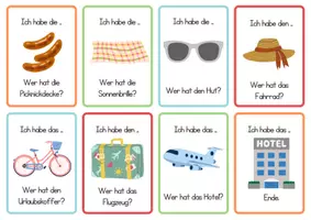 Vorschau - Spiele - Lesespiel Sommer: Ich habe ... Wer hat? / Klasse 2-4 - Seite 3