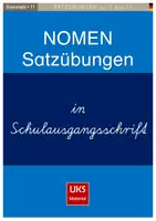 Vorschau - Arbeitsblätter - Grammatiktraining zu den NOMEN - Komplettpaket in SAS - Deckblatt