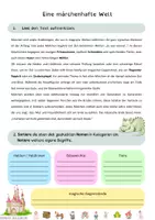 Vorschau - Arbeitsblätter - Deutsch Fördermaterial / Textarbeit / LRS Märchen - Seite 1