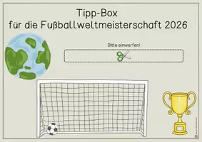Vorschau - Spiele - WM 2026 Tippspiel Grundschule | Fußball Weltmeisterschaft | Klasse 3-4 | Klassenprojekt - Seite 1