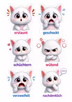 Vorschau - Bildkarten - Gefühlskarten Katzen - Seite 3