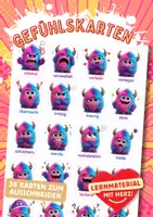Vorschau - Bildkarten - Gefühlskarten bunt Monster - Deckblatt