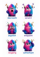 Vorschau - Bildkarten - Gefühlskarten bunt Monster - Seite 2