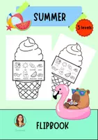 Vista previa - Hojas de trabajo - 🍦 SUMMER FLIPBOOK – 3 Levels 🌴 Primaria - Portada