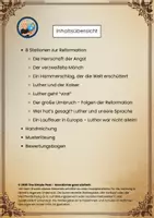 Vorschau - Unterrichtsreihen - Die Reformation - Stationsarbeit - Seite 1