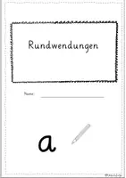 Vorschau - Arbeitsblätter - Buchstaben in deutschschweizer Basisschrift zum Nachfahren - Seite 2