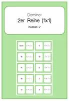 Vorschau - Spiele - Domino 2er Reihe (Einmaleins Übungsspiel) - Deckblatt