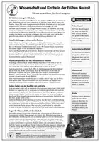 Vorschau - Arbeitsblätter - Wissenschaft und Kirche – Kopernikus, Galilei & neue Weltbilder (mit Quellenarbeit & Lösungen) | Geschichte/GL Klasse 7/8 - Seite 1