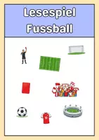 Vorschau - Spiele - Lesespiel Fussball - Deckblatt