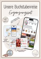 Vorschau - Präsentationen/Tafelbilder - Unsere Buchstabenreise - Ergänzungsset - Deckblatt