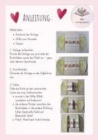 Vorschau - Mal- und Bastelvorlagen - Vatertag | Muttertag | Karte | Geschenk - Seite 1