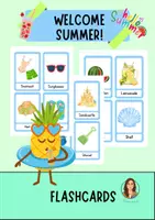 Vista previa - Tarjetas / Manipulativos - 🌴 Summer Flashcards – ☀️ Vocabulario Primaria - Portada