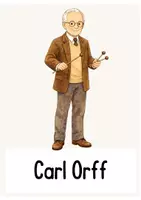 Vorschau - Unterrichtsreihen - Carl Orff - Infoposter + Infokarte | Komponisten im Musikunterricht (Klasse 2-4) - Seite 3