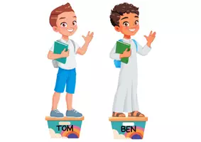 Vista previa - Juegos / Gamificación - Possessives English Game | Juegos de inglés posesivos (my, your, his, her, their) | Actividad manipulativa ESL - página 3