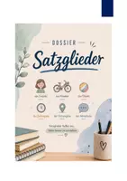Vorschau - Arbeitsblätter - Satzglieder - Deckblatt