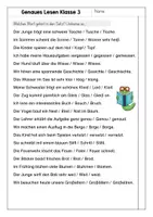 Vorschau - Arbeitsblätter - Lesetests Klasse 3 - oder als Übung zum genauen Lesen - Seite 2