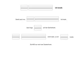 Vorschau - Arbeitsblätter - Generatives Schreiben zum Gedicht "Der Frosch ist krank" - Seite 3