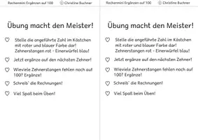 Vorschau - Arbeitsblätter - Rechnen im Zahlenraum 100 - Seite 2