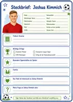 Vorschau - Arbeitsblätter - Personenbeschreibung Nationalmannschaft - Steckbriefe - Seite 1