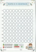 Vista previa - Juegos / Gamificación - Kit Concentración y Motivación: Medidor y Registro Estudio - Portada