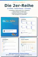 Vorschau - Stationenlernen - Einmaleins 2er-Reihe Stationsheft mit Online-Trainer - Deckblatt