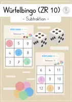 Vorschau - Spiele - Würfelbingo Mathe Materialpaket - Seite 1
