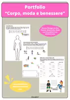 Vorschau - Arbeitsblätter - Portfolio - corpo, moda e benessere - Deckblatt