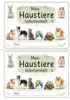 Vorschau - Arbeitsblätter - Haustiere Selbstlernheft für Klasse 1 + 2 - Seite 1