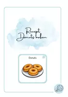 Voorbeeld - Recept Donuts maken - Voorblad