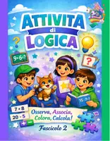 anteprima - Esercizi - Oliver logica fascicolo 2 - Pagina di copertina