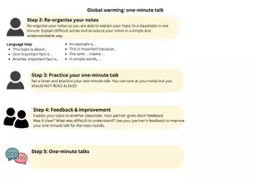 Vorschau - Arbeitsblätter - Global Warming: one-minute talks & discussions - Seite 3