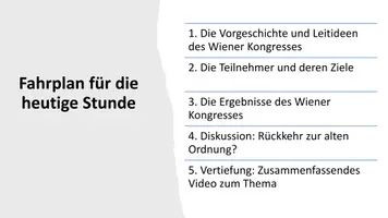 Vorschau - Stundenentwürfe - Unterrichtseinheit: Der Wiener Kongress - Rückkehr zur alten Ordnung? - Seite 3