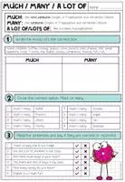 Vorschau - Arbeitsblätter - Much Many Klasse 5, 6, 7 – Übungen, Mengenangaben Englisch, countable und uncountable nouns, Grammatik Übungen, Arbeitsblätter, Spiele | Materialpaket - Seite 3