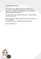 Vorschau - Arbeitsblätter - Heft zur Buchpräsentation für alle Klassenstufen - Seite 1