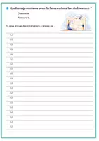 Aperçu - Feuilles d'exercices - Affiche Éducative Guide de Dictionnaire Format Paysage Simple avec Lignes Bleu Clair et Bleu Foncé - Page 2