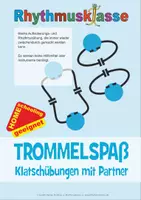 Vorschau - Arbeitsblätter - Trommelspaß - Auflockerungsübungen mit Partner - Deckblatt