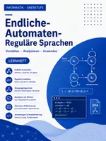 Vorschau - Stundenentwürfe - Übungsheft Informatik Oberstufe: Theoretische Informatik – Endliche Automaten & Reguläre Sprachen - Deckblatt
