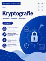Vorschau - Arbeitsblätter - Übungsheft Informatik Oberstufe: Kryptografie – RSA, Diffie-Hellman, Verschlüsselung & Signaturen - Deckblatt