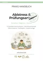 Vorschau - Merkblätter - Abistress & Prüfungsangst meistern – Schulsozialarbeit - Deckblatt