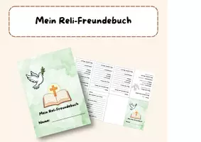 Vorschau - Arbeitsblätter - Reli-Freundebuch als BuddyBook - Deckblatt