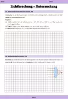 Vorschau - Arbeitsblätter - Lichtbrechung & Brechungsgesetz – PhET-Arbeitsblatt Optik mit Lösungen | Klasse 9+10 differenziert - Seite 3