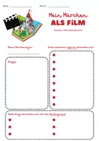 Vorschau - Arbeitsblätter - Deutsch-/Kunstunterricht: Stopmotion Projekt zu Märchen - Deckblatt