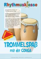Vorschau - Spiele - Trommelspaß mit der Conga - mit Grafik und Video-Links - Deckblatt