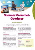 Vorschau - Stundenentwürfe - Sommergewitter - trommeln auf Eimern mit Sprechstück - Seite 1