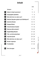 Vorschau - Arbeitsblätter - Räumliches Denktraining | visuelle Wahrnehmung, Spiegeln, Würfelbauten, Baupläne, Muster, Geometrie | Mathematik Sekundarstufe I Klasse 5-7 Lösungen - Seite 2