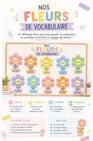 Aperçu - Affichage - Nos fleurs de vocabulaire - coin vocabulaire - Page de couverture