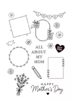 Vorschau - Mal- und Bastelvorlagen - All About My Mom - Eine Vorlage zum Muttertag - Seite 2