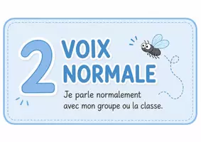 Aperçu - Apprentissages en autonomie - Les niveaux de voix - Ensemble d'affichages - Page 2
