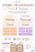 Aperçu - Apprentissages en autonomie - Ensemble d'affichages - Stand Maths & Français - Page de couverture